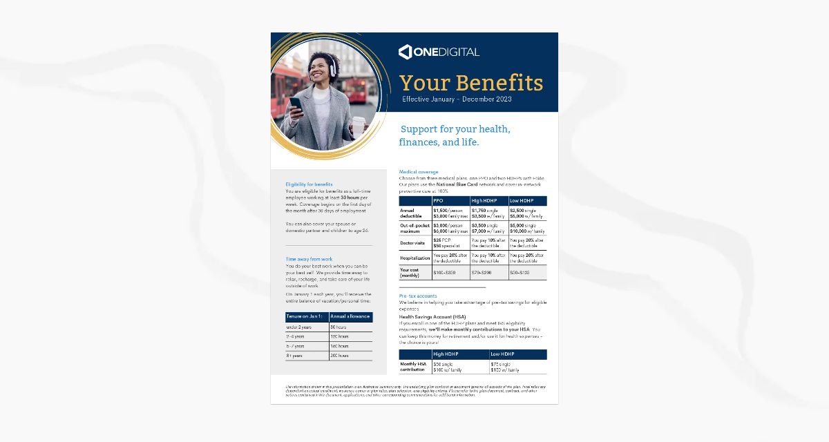 BenefitsAtAGlance 1 BenefitsAtAGlance 1