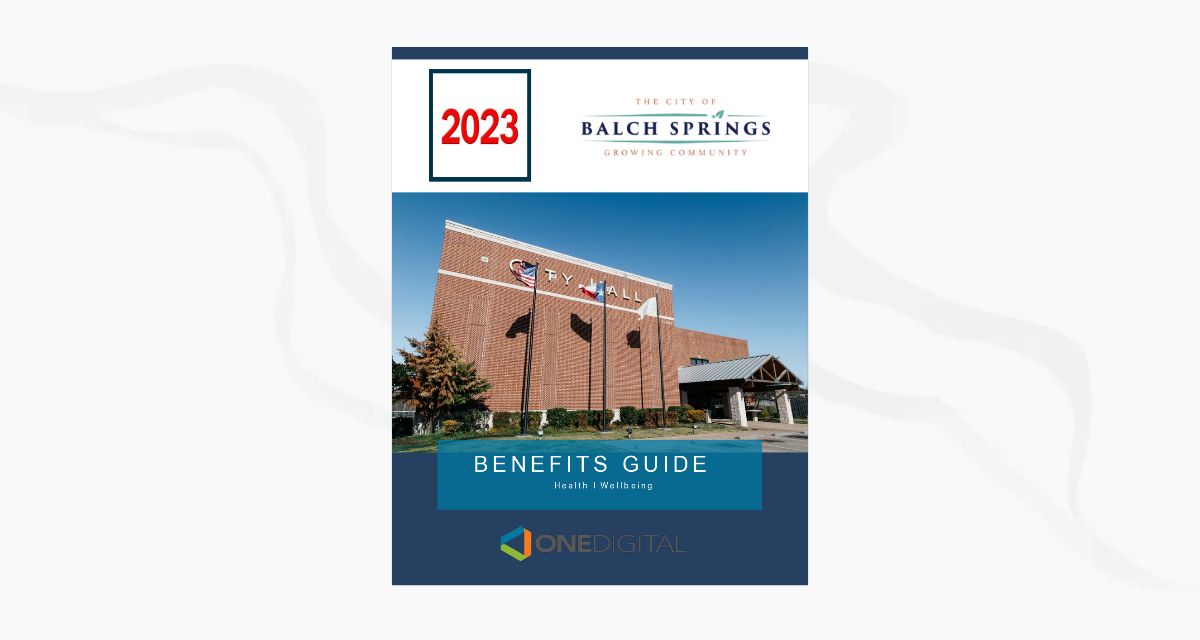 City of Balch Springs Benefit Guide 20232024